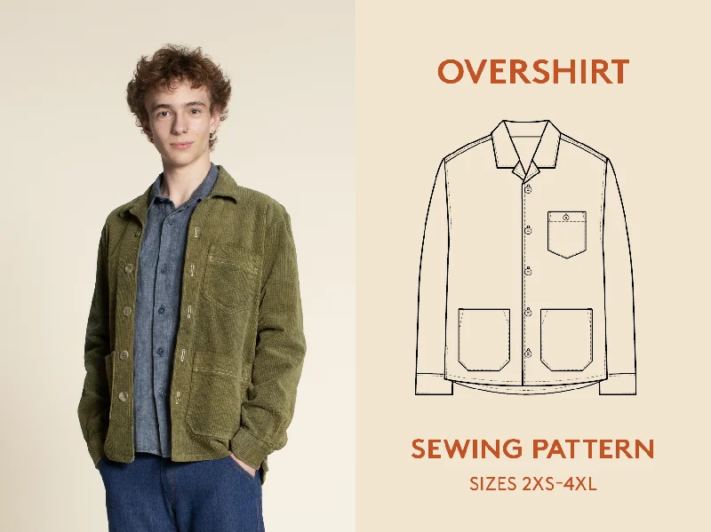 Overshirt Jacket - Sewing Pattern | Wardrobe By Me Appliqued Jacket Beaded Jacket Sequined Jacket