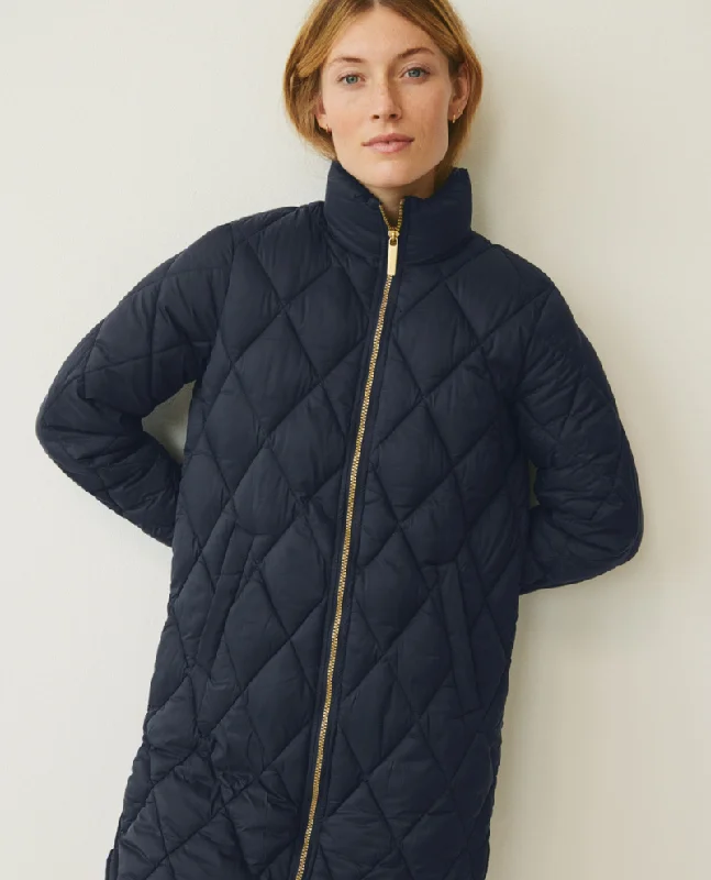 Part Two Olilas Navy Blue Jacket Welt Pockets Slit Pockets Flap Pockets