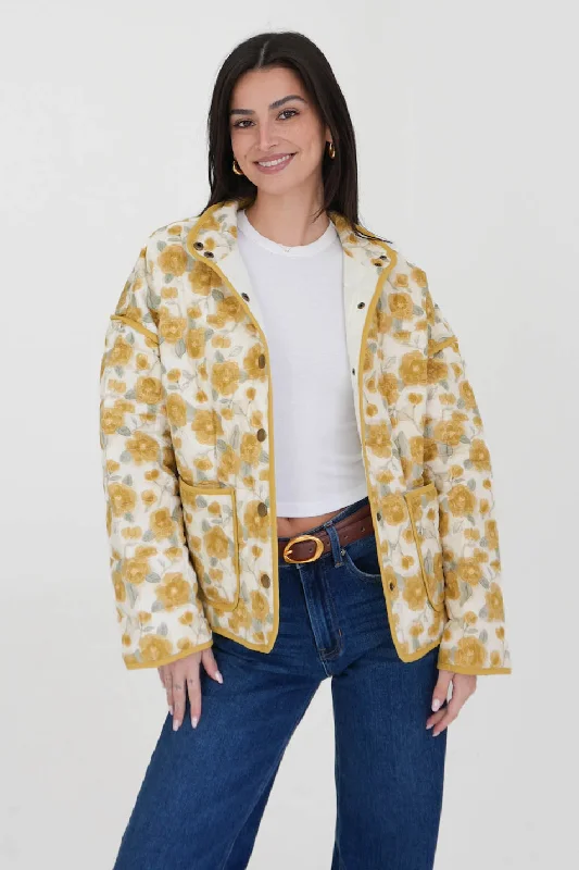 Ruth Jacket Notch Collar Peter Pan Collar Cowl Neck