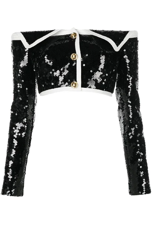Sequin Bustier Jacket Chenille Jacket Brocade Jacket Lace Jacket