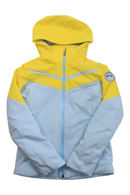 Spyder Women's Captivate GTX Jacket Denim Fabric Leather Fabric Suede Fabric