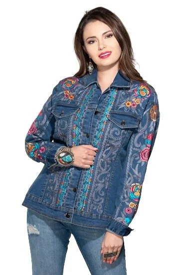 Vintage Collection Colton Denim Jacket Zip Front Button Front Snap Front