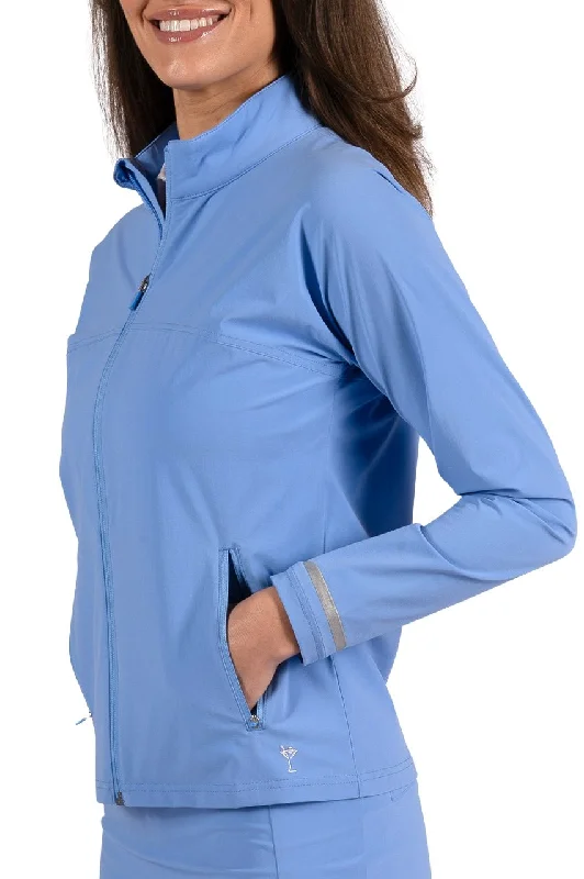Zoo Blue Be An Athlete Jacket Lace Jacket Ribbed Jacket Sequined Jacket