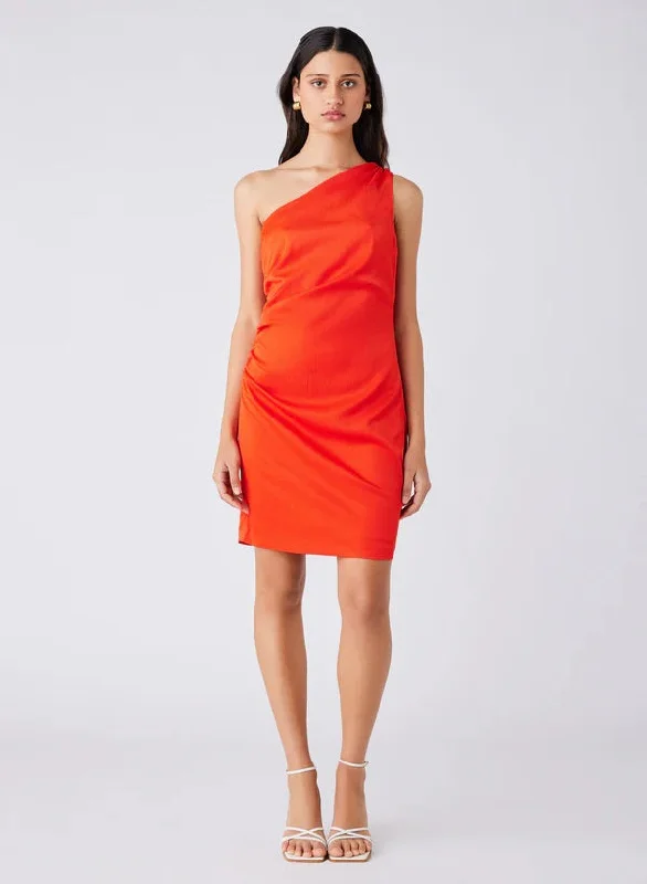 Esmaee Trinity Mini Dress Stylish Puff Sleeve Mini Dress
