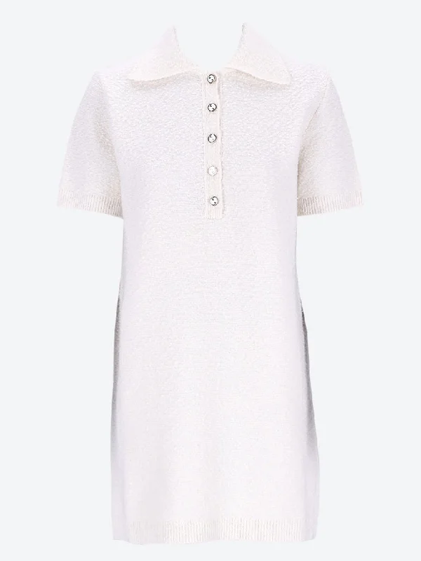 Polo mini dress Chic Sleeveless Mini Dress