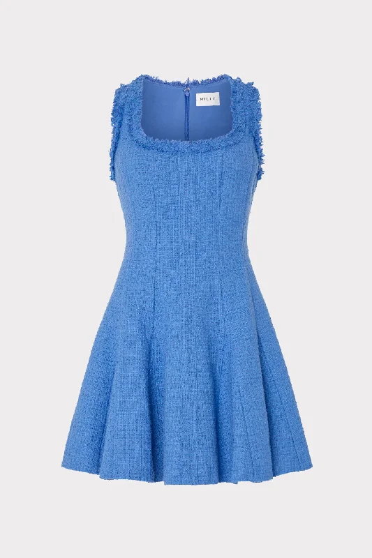 Juniper Boucle Mini Dress Casual Mini Dress with Pockets