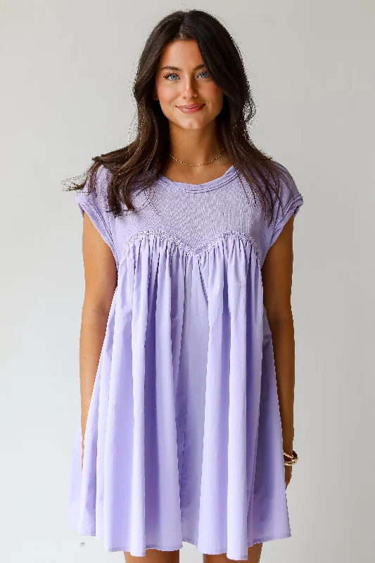 FINAL SALE - Lovely Affection Contrast Babydoll Mini Dress Stylish Spaghetti Strap Mini Dress