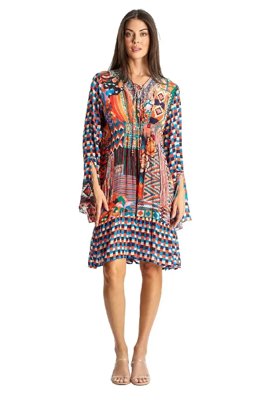 Resort Wear Short Mini Dresses Cozy T-Shirt Mini Dress