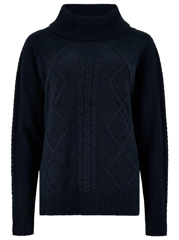 Dubarry Womens Kirkwood Knitted Jumper Nylon Fabric Polyester Fabric Spandex Fabric