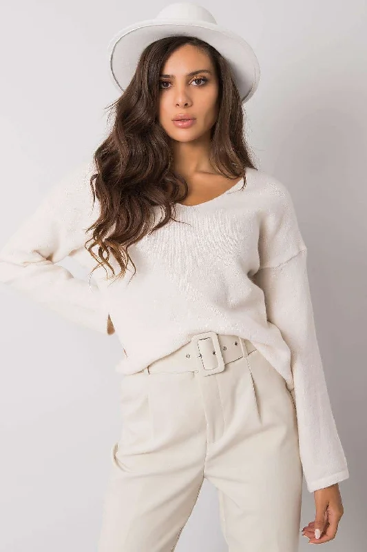 Jumper  Och Bella Graphic Sweater Embroidered Appliqued