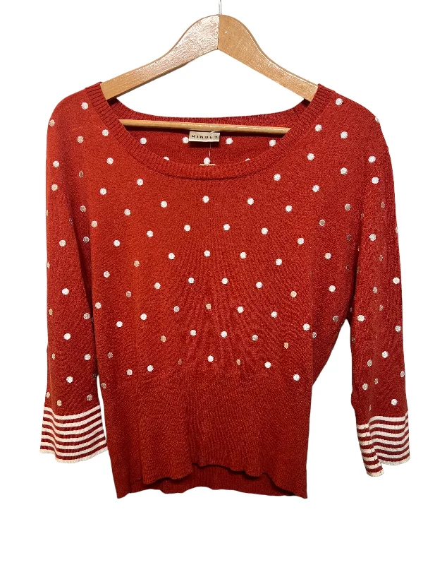 Minuet Orange Women's Jumper (Size XL) Stylish Fashionable Trendy
