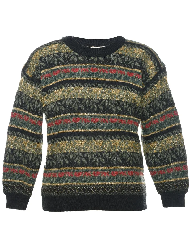Nordic Jumper - M Sweater Knitwear Pullover