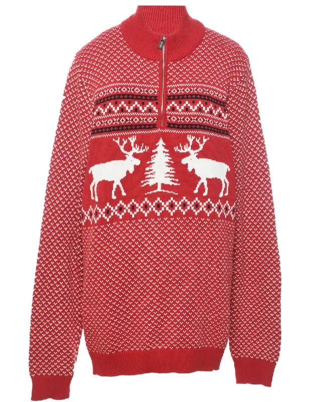 Red Jumper - XL Stylish Fashionable Trendy