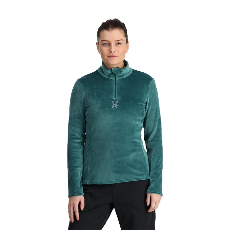 Shimmer Bug 1/2 Zip Jumper - Womens Collared Crew Neck Turtle Neck