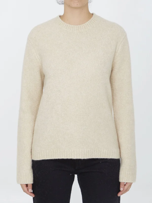 Silas Jumper Solid Color Striped Floral Print