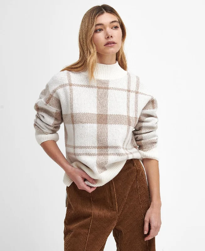 Deanna Knitted Jumper Boat Neck Shawl Collar Notched Collar