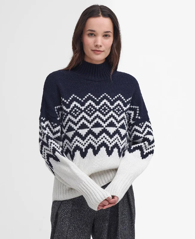 Gwyn Knitted Jumper Welt Pockets Slit Pockets Flap Pockets