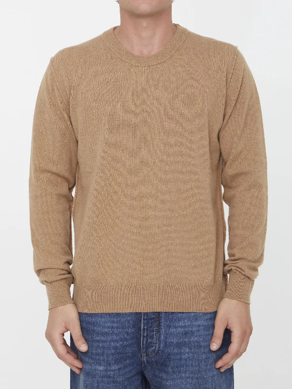 Camel Cashmere Jumper Wool Fabric Cashmere Fabric Tweed Fabric