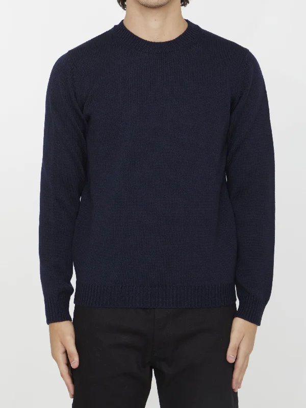 Merino Wool Jumper Neon Metallic Matte