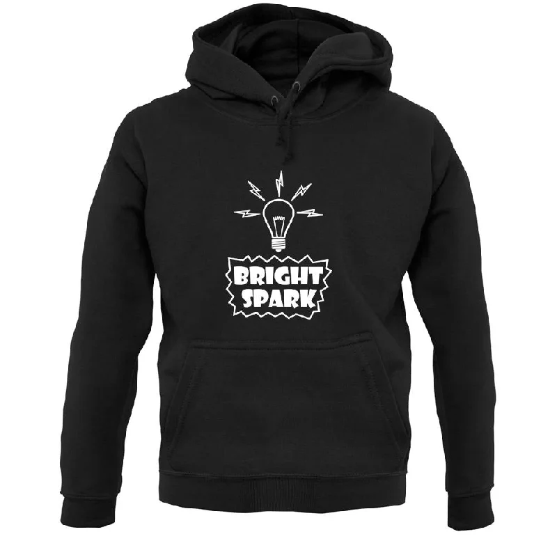 Bright Spark Unisex Hoodie Hoodie with Full-Zip Functional Layering