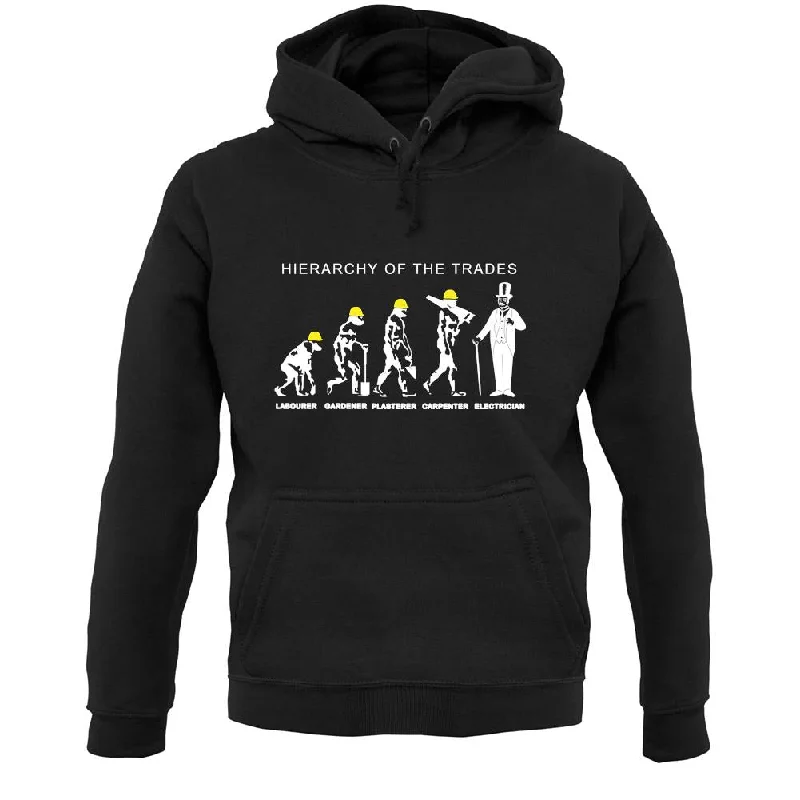 Hierarchy Of Trades Electricians Unisex Hoodie Hoodie Sweatshirt Pullover