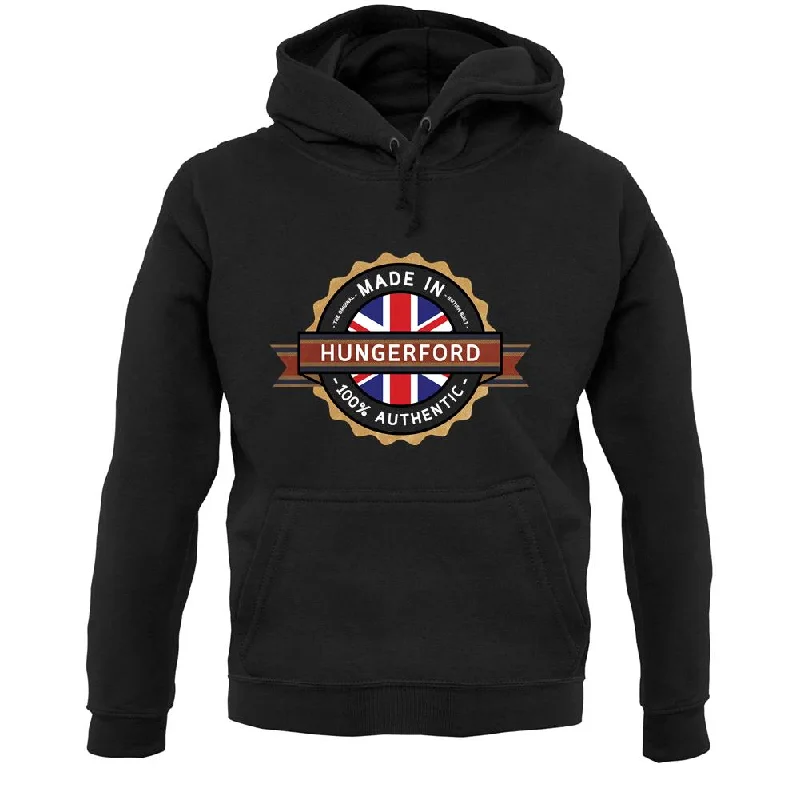 Made In Hungerford 100% Authentic Unisex Hoodie Hoodie with Hem Drawcord Adjustable Customizable
