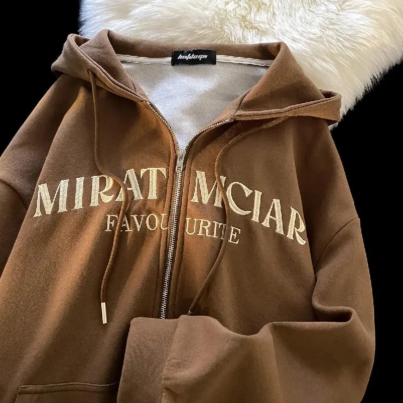 New Letter Printed Hoodies - Men's and Women's Hoodies Hoodie with Typography Text Message