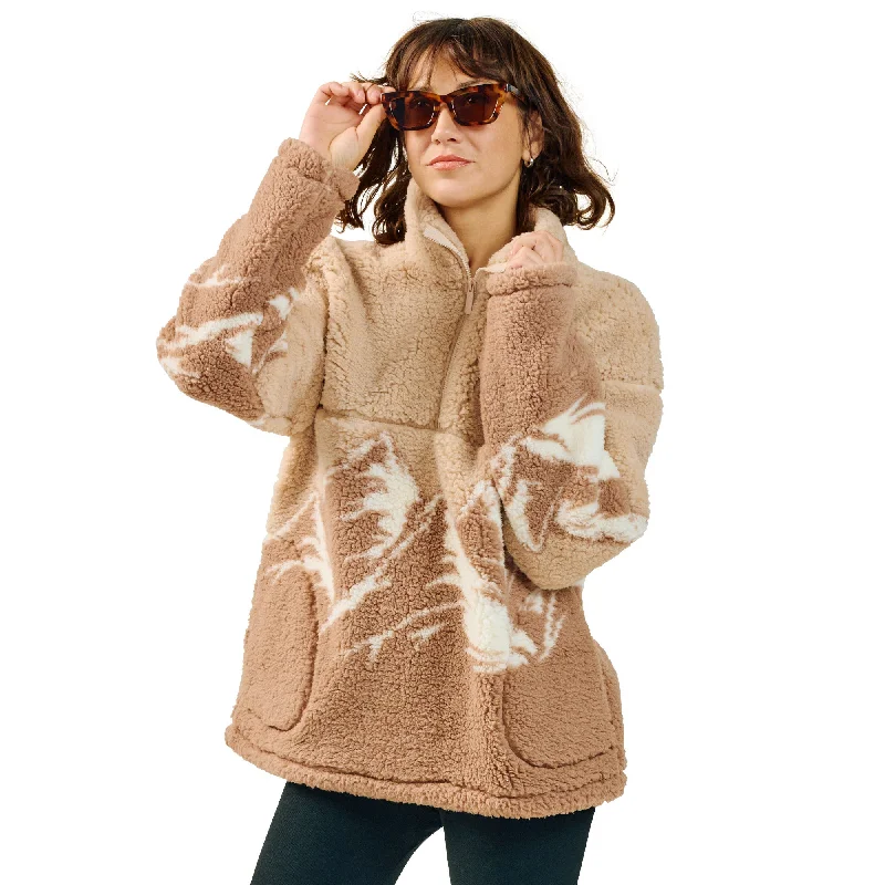 mySTYLE Women's Mock-Neck Sweatshirt Hooded Sweatshirt Casual Wear Street Style