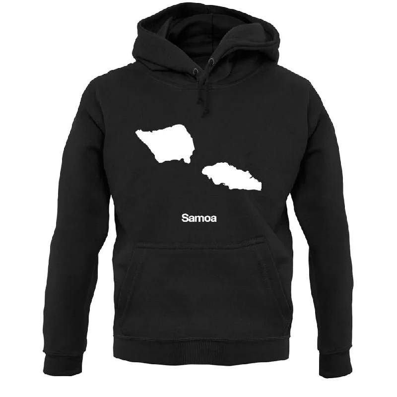 Samoa Silhouette Unisex Hoodie Hoodie with Mesh Breathable Sporty