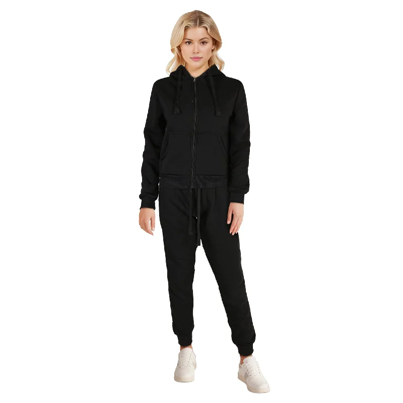 Women's Hoodie & Jogger Set Hoodie with Hood Adjustable Protection