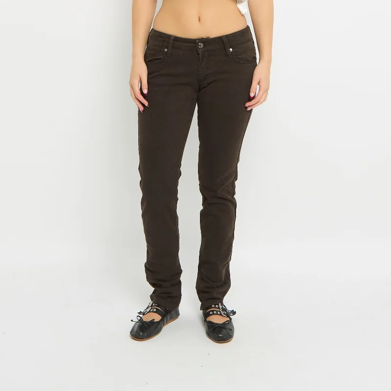 Armani Slim Fit Jeans - UK 10 Classic Button Fly Jeans