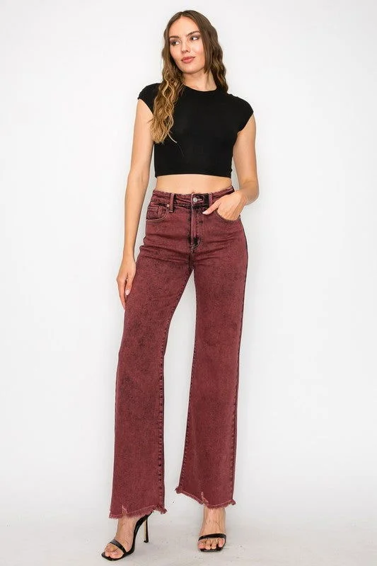 Artemis Vintage High Rise Flared Leg Jeans Cozy Relaxed Fit Jeans