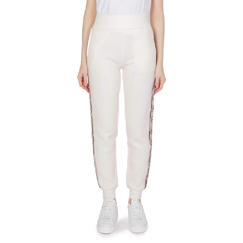 Cream Cotton Jeans & Pant Stylish Shredded Denim Jeans