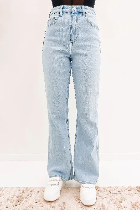 Hi Flare Relaxed Jean Blue Outlook Casual Wide-Legged Denim Jeans