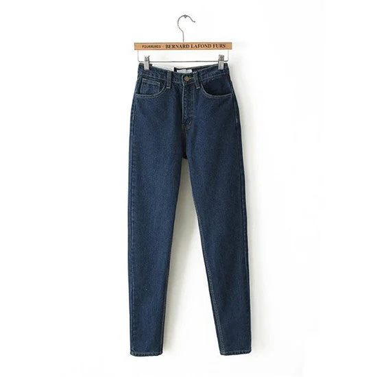 High Waist Denim Jeans Cozy Stretch High-Waist Jeans