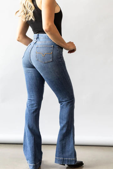 Kimes Ranch USA Ladies Jennifer Jeans - 30", 32", 34" and 36" Leg - Mid Wash Trendy Classic Fit Jeans Kimes Ranch USA Ladies Jennifer Jeans - 30", 32", 34" and 36" Leg - Mid Wash Trendy Classic Fit Jeans