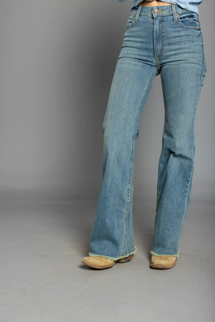Kimes Ranch USA Ladies Olivia Blue Jeans - 30", 32", 34" and 36" Leg Casual Wide-Legged Denim Jeans Kimes Ranch USA Ladies Olivia Blue Jeans - 30", 32", 34" and 36" Leg Casual Wide-Legged Denim Jeans