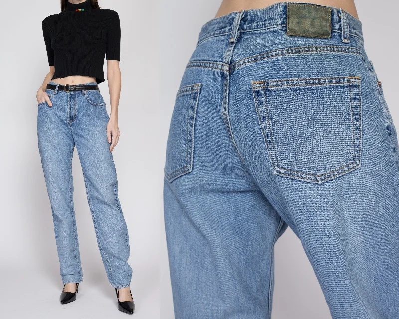 Medium 90s Gap Loose Fit Mom Jeans 30" Tall Cozy Stretch High-Waist Jeans
