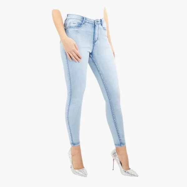 Miss Black Roro1 Jeans Light Blue Trendy Skinny Fit Jeans
