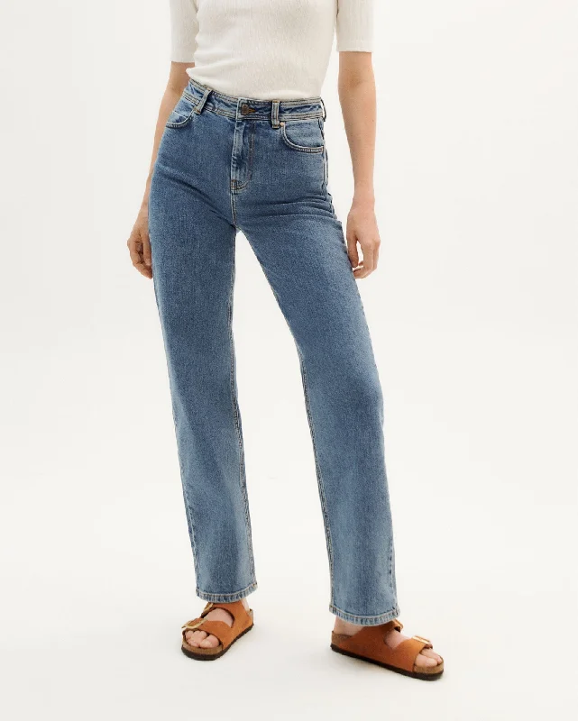 Theresa Jeans Light Denim Trendy Plus Size Jeans