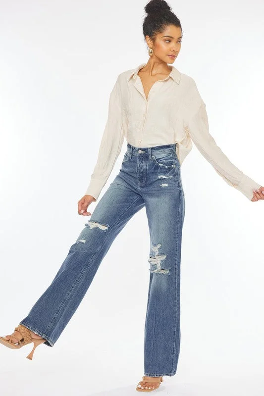 Kan Can 90 Style Jeans Elegant Bootcut Fit Jeans