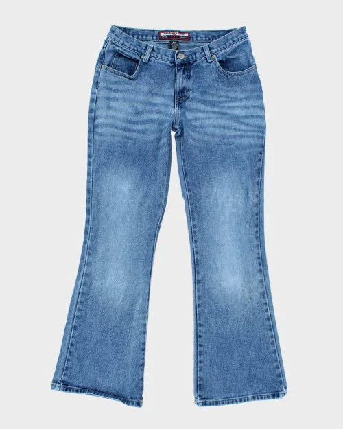 Vintage 90s No Excuses Jeans - W30 L31 Chic Rip-Detail High-Waist Jeans