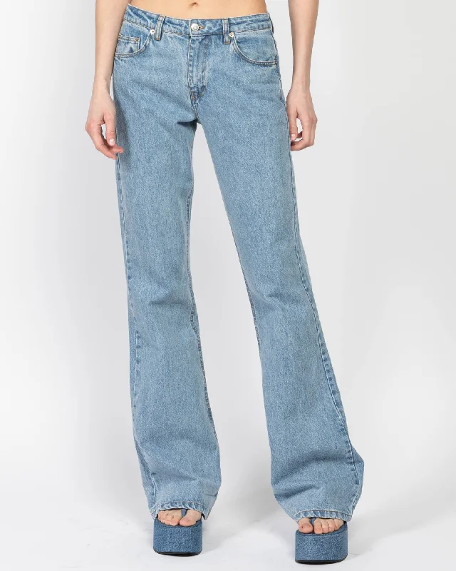 Wide Leg Denim Jeans Casual Bootcut Ripped Jeans