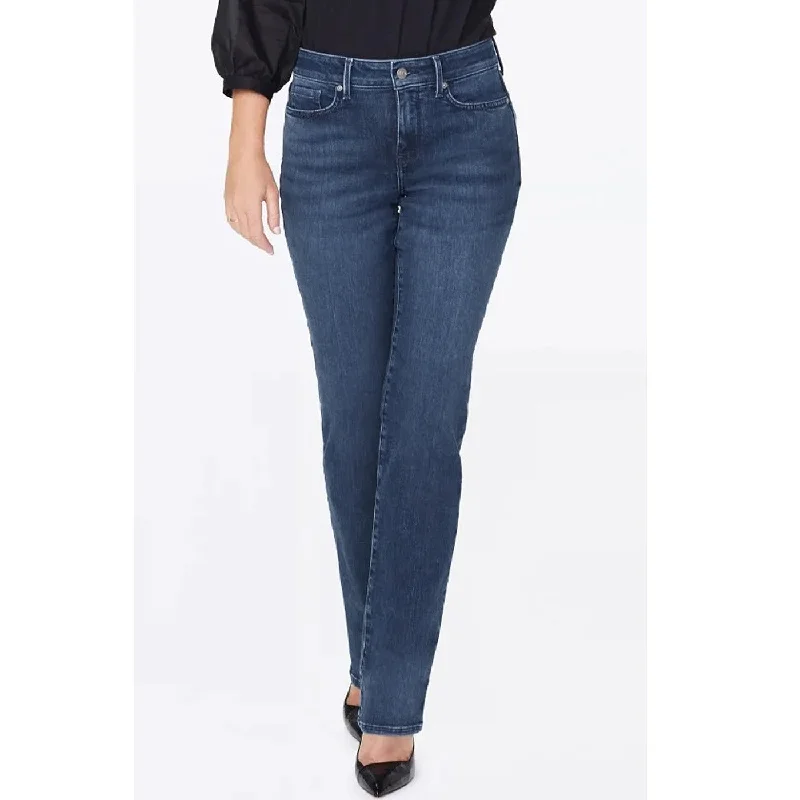 Dark Blue Straight Jeans Stylish Relaxed Fit Skinny Jeans