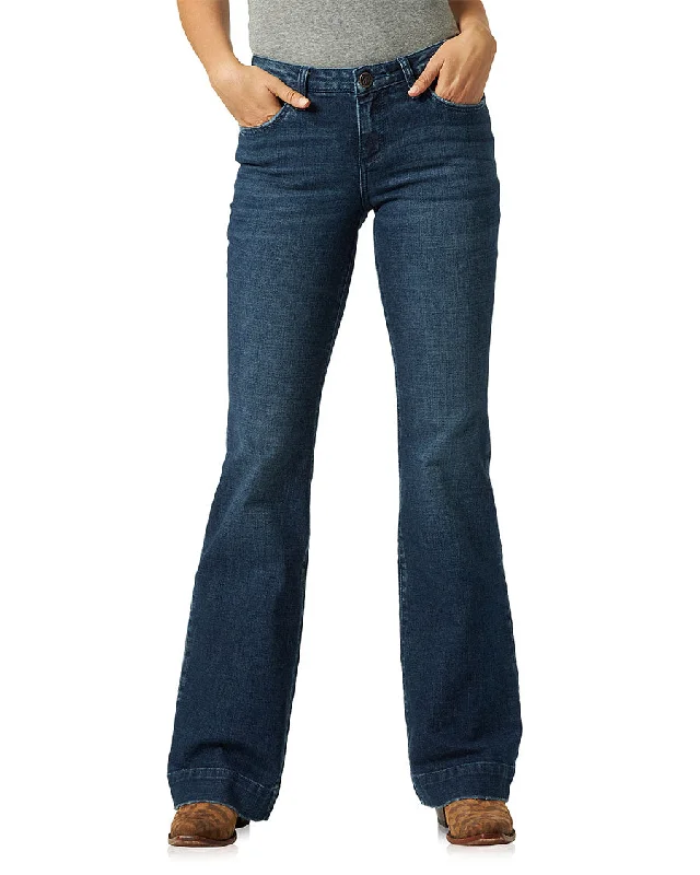 Women's Retro® Mae Trousers Mid-Rise Jeans Comfortable Ankle Jeans