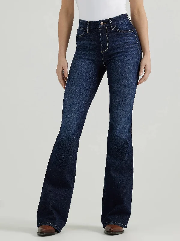 WOMEN'S WRANGLER BESPOKE HIGH RISE FLARE JEAN Madilyn #112359280 Cozy Wide-Legged Jeans WOMEN'S WRANGLER BESPOKE HIGH RISE FLARE JEAN Madilyn #112359280 Cozy Wide-Legged Jeans