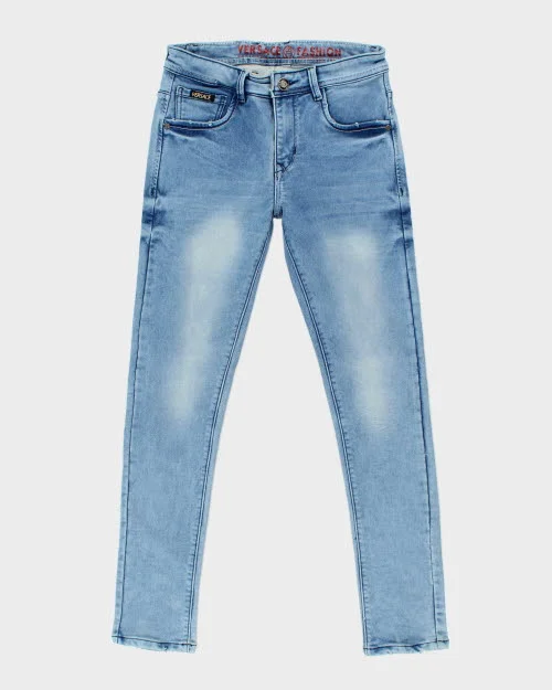 Y2k 00s Versace Skinny Jeans - W30 L30 Comfortable Zip-Fly Denim Jeans