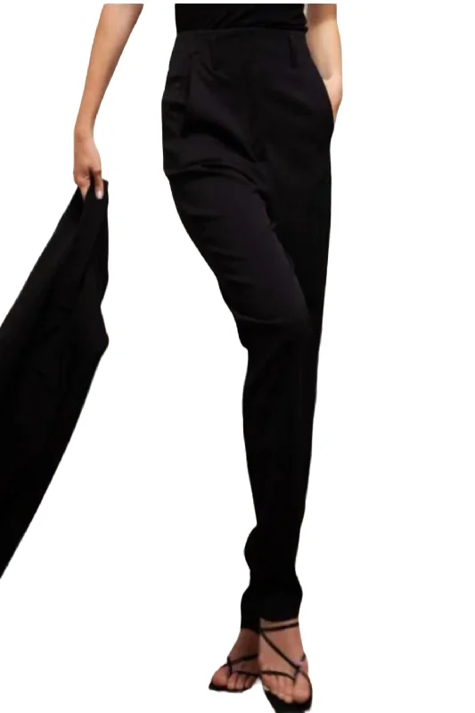Anacapa High Waisted Pant In Black Classic Cropped Pants