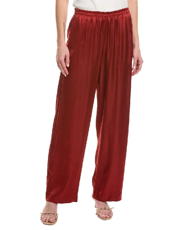 Vince Drop-Waist Fluid Pull-On Pant Chic Slim Fit Pants