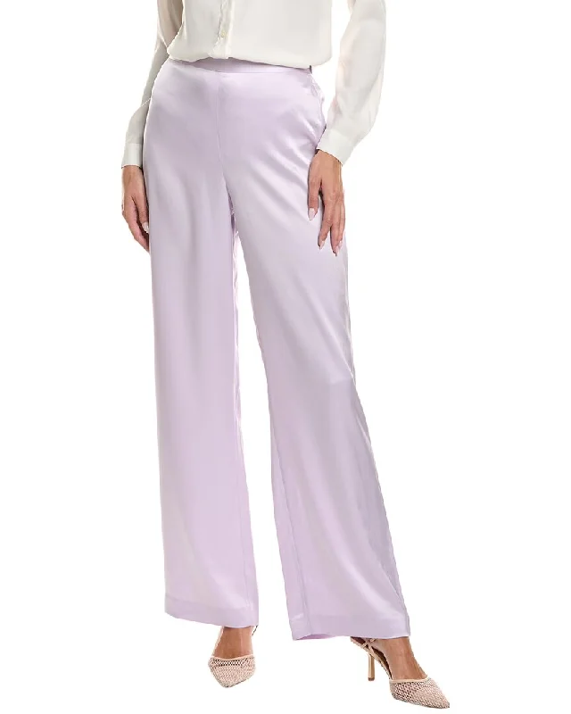 St. John Liquid Satin Pant Comfortable Denim Trousers